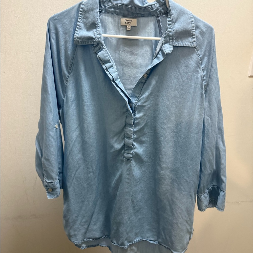Light Blue Women's Top